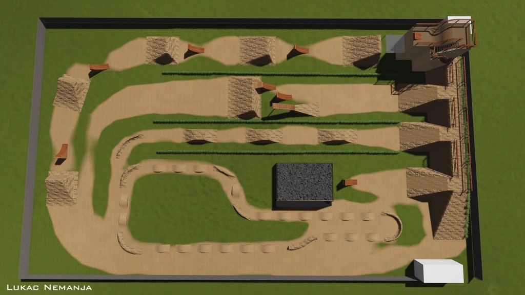 Rendering Monza Pizza Bike Park